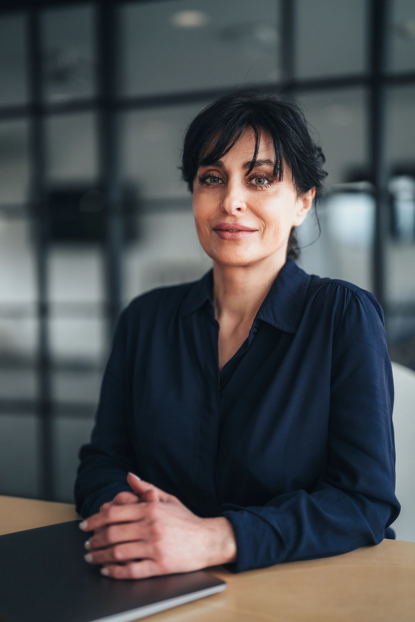 Financial advisor portrait in office
